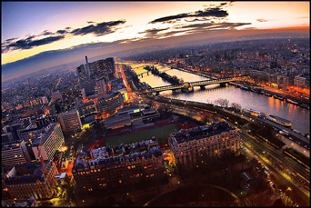 View of Paris from the Eiffel Tower