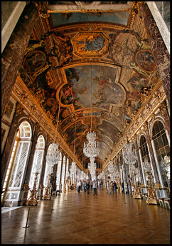 Hall of Mirrors at Palace of Versailles