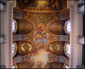 Ceiling in the Palace of Versailles