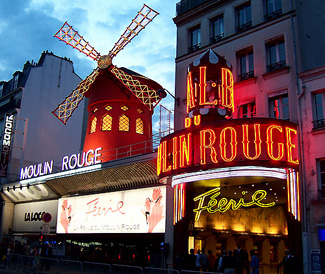 Tourist attraction in France, The Moulin Rouge